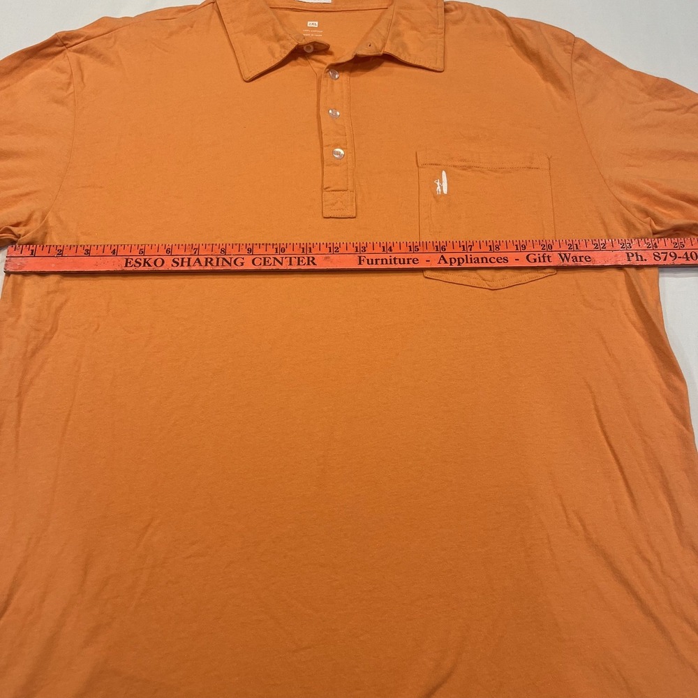 Johnnie O Polo Shirt Men 2XL Orange - Picture 3 of 9